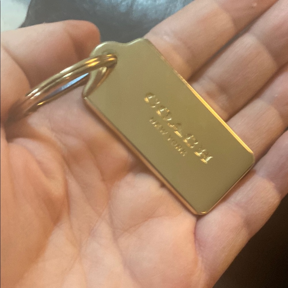 Coach Gold Keychain - Picture 2 of 3